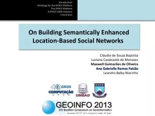 On Building Semantically Enhanced Location-Based Social Networks