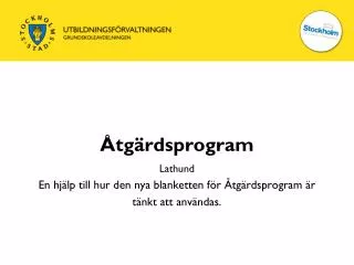 tg rdsprogram