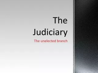the judiciary