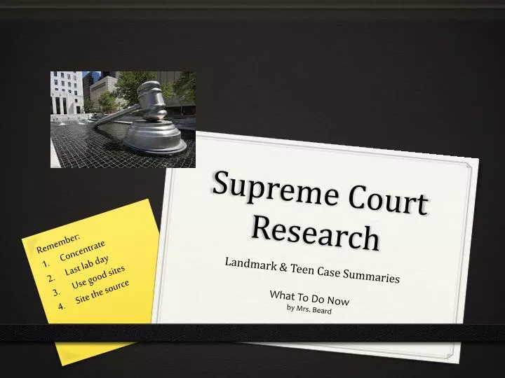 supreme court research