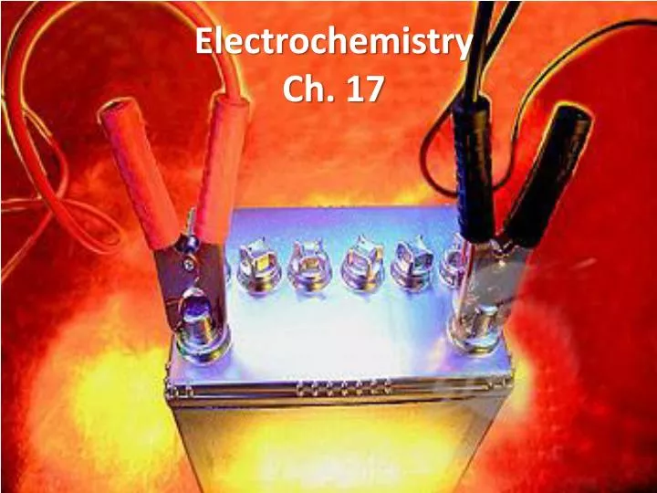 electrochemistry ch 17