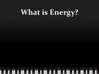 what is energy