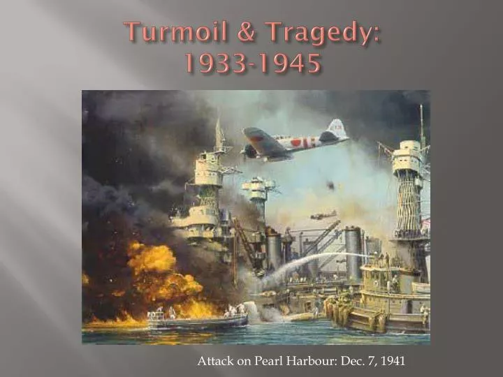 turmoil tragedy 1933 1945