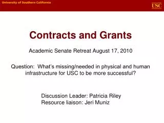 contracts and grants