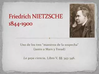 friedrich nietzsche 1844 1900