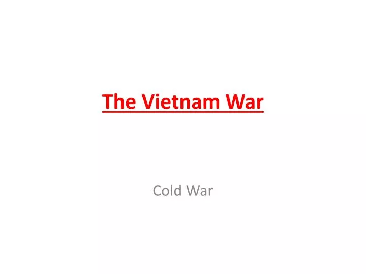 the vietnam war