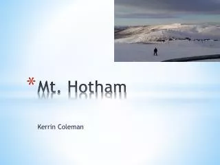 Mt. Hotham