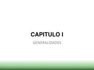 capitulo i