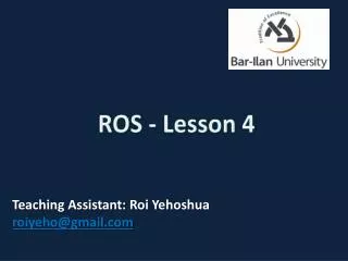 ROS - Lesson 4