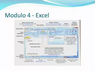 modulo 4 excel