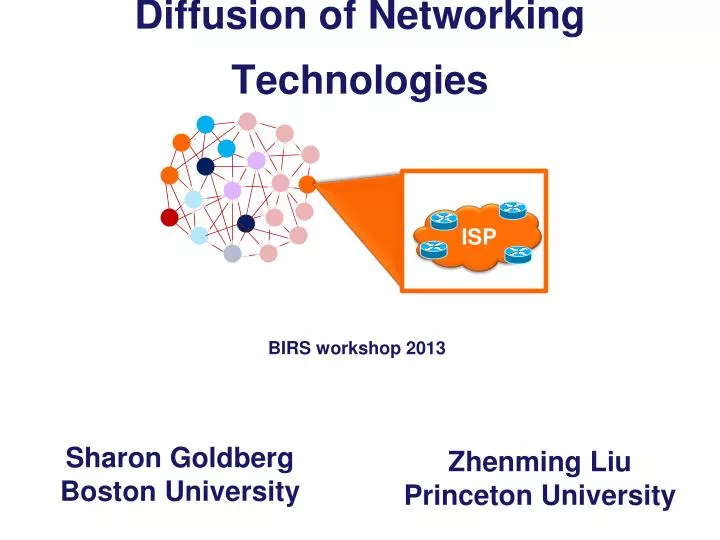 diffusion of networking technologies