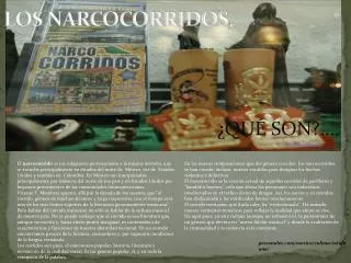 los narcocorridos
