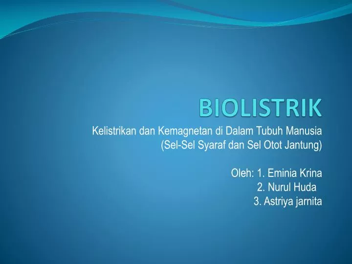 biolistrik