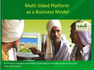 Multi-Sided Platform as a Business Model