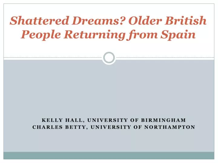 migration and the economic crisis shattered dreams older british people returning from spain