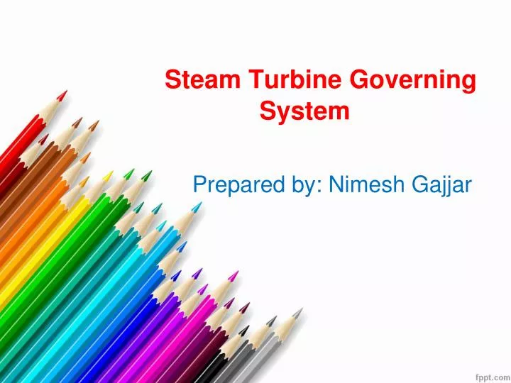 steam turbine governing system