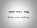 Modern Atomic Theory - slide 1