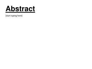 abstract
