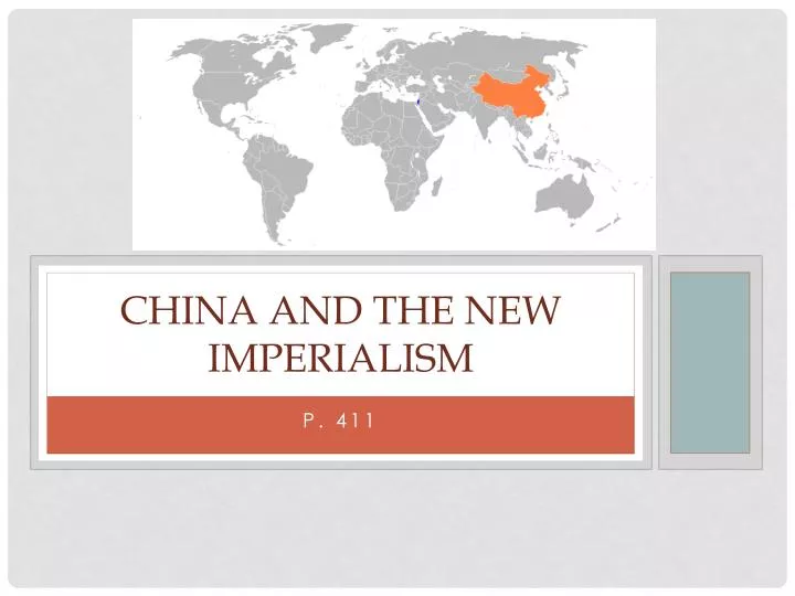 china and the new imperialism