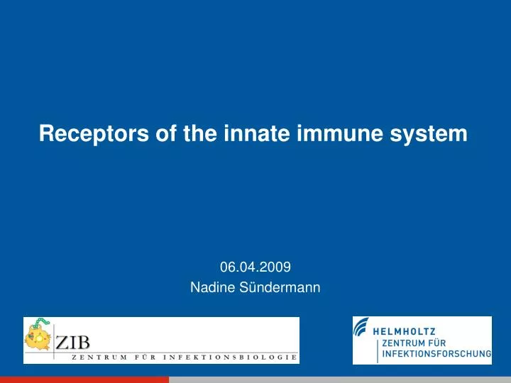 receptors of the innate immune system