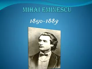 mihai eminescu