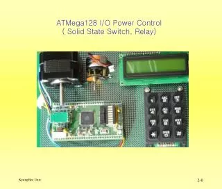 ATMega128 I/O Power Control ( Solid State Switch, Relay)