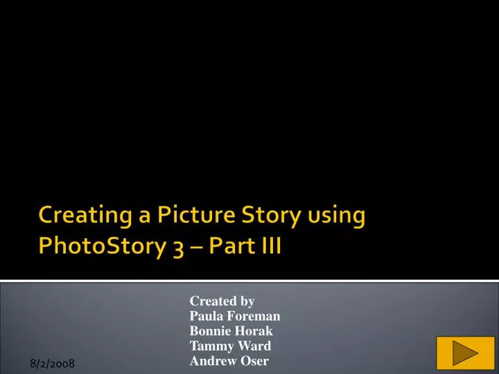 creating a picture story using photostory 3 part iii
