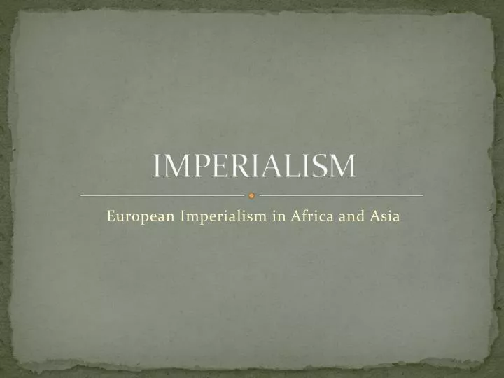 imperialism