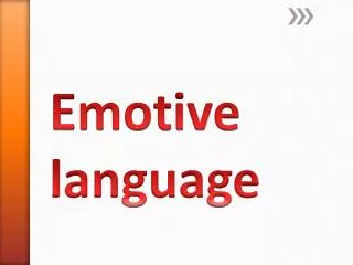 emotive language