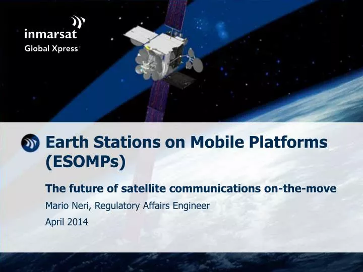 earth stations on mobile platforms esomps