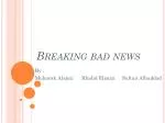Breaking bad news - slide 1
