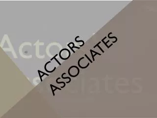 Actors associates