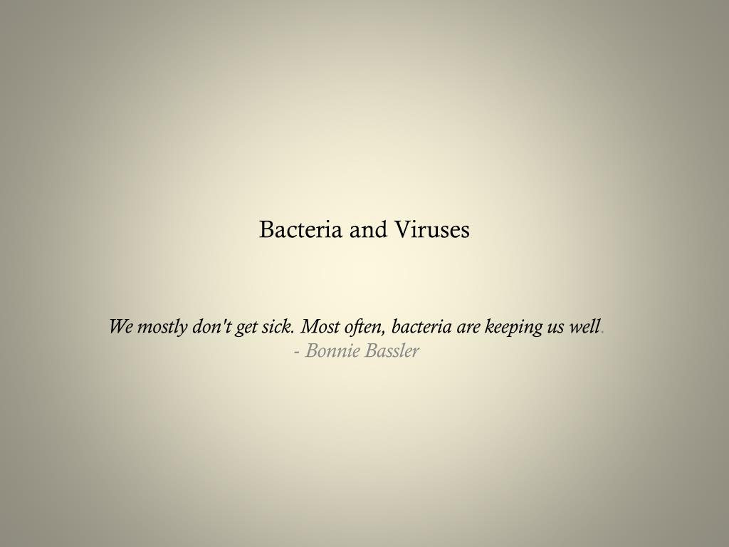 PPT - Bacteria and Viruses PowerPoint Presentation, free download - ID ...