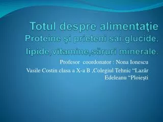 totul despre alimenta ie proteine i prieteni sai glucide lipide vitami n e s ruri minerale