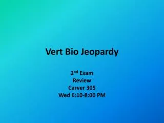 Vert Bio Jeopardy