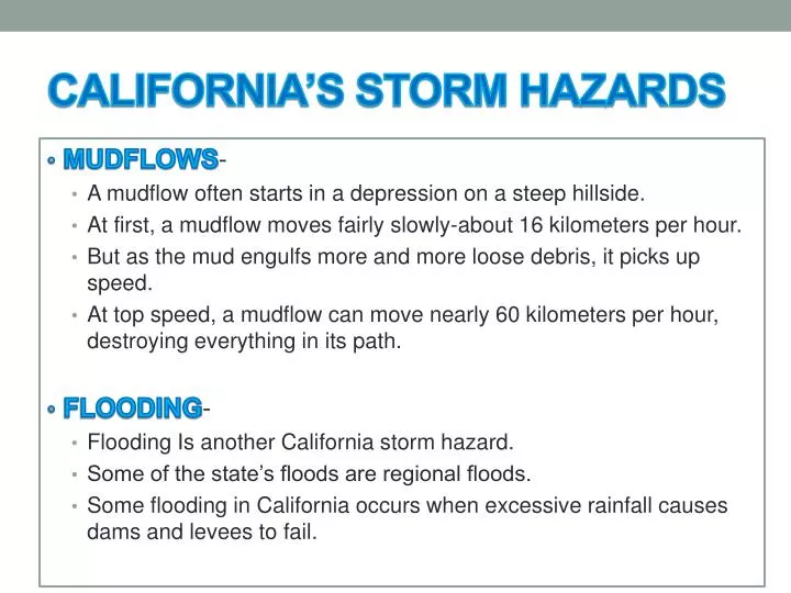 california s storm hazards