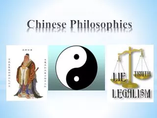 chinese philosophies