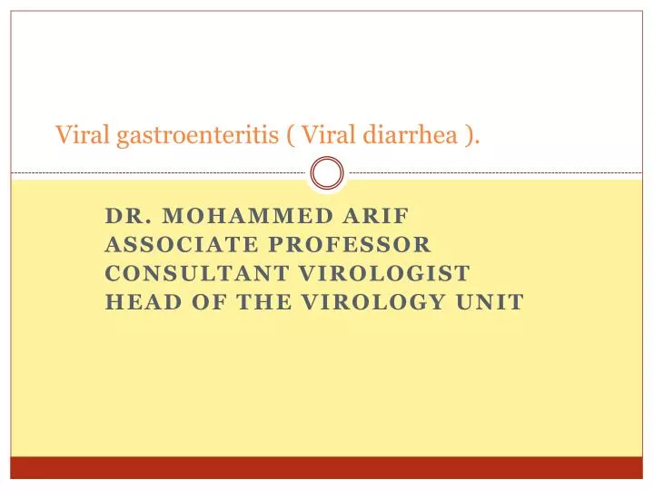 viral gastroenteritis viral diarrhea