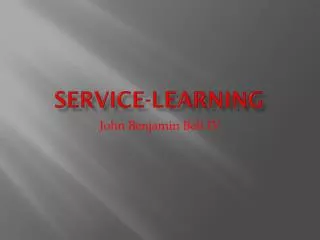 Service-Learning