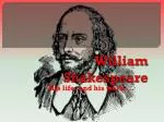 William Shakespeare - slide 1