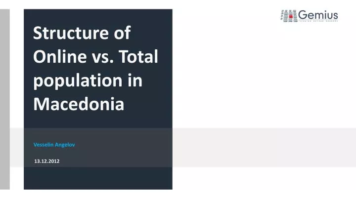 structure of online vs total population in macedonia