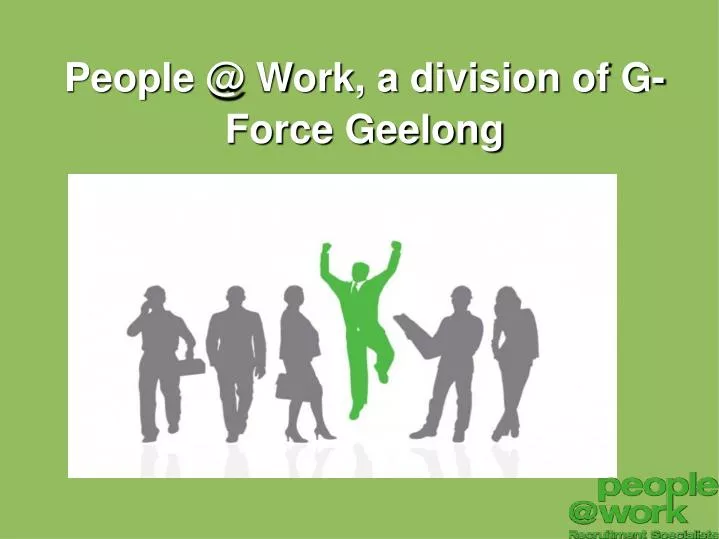 people @ work a division of g force geelong