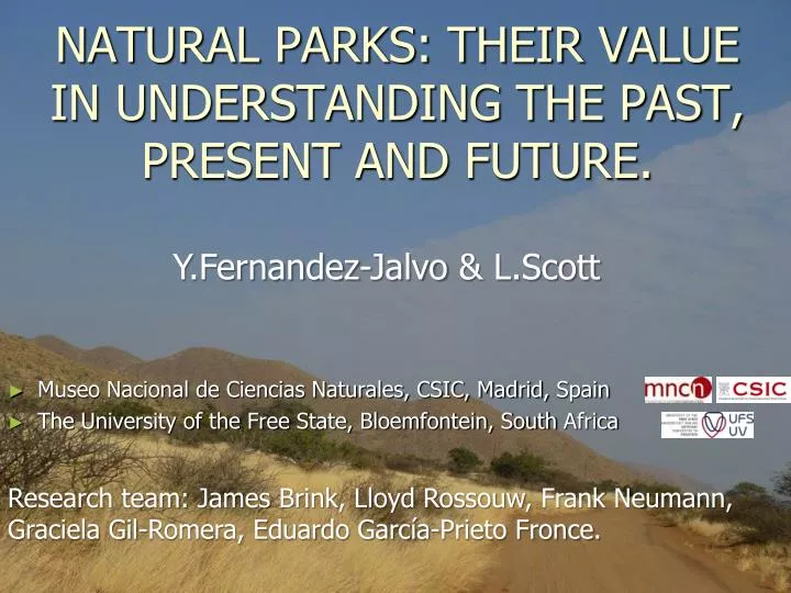 natural parks their value in understanding the past present and future