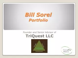 Bill Sorel Portfolio