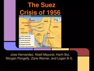 The Suez Crisis of 1956