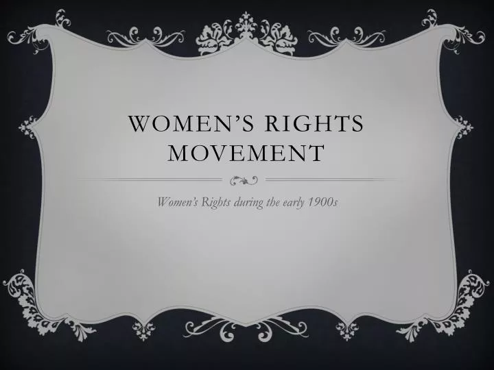 women s rights movement