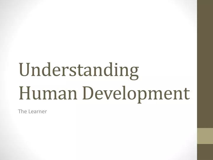 understanding human development