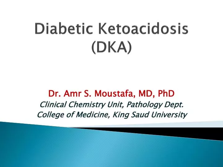 diabetic ketoacidosis dka