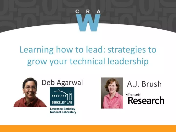learning how to lead strategies to grow your technical leadership