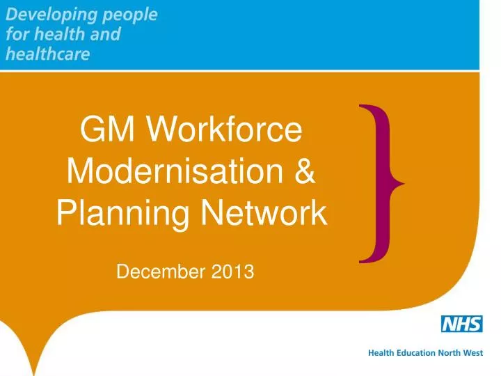 gm workforce modernisation planning network